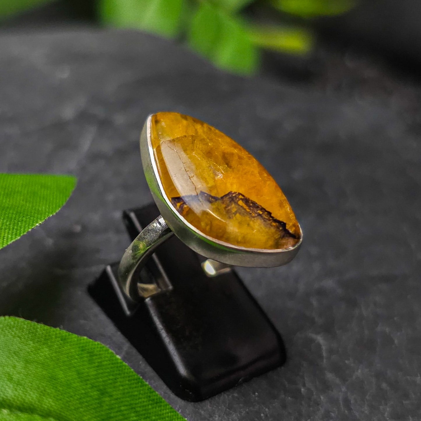 Blue John Ring Size L No. 51