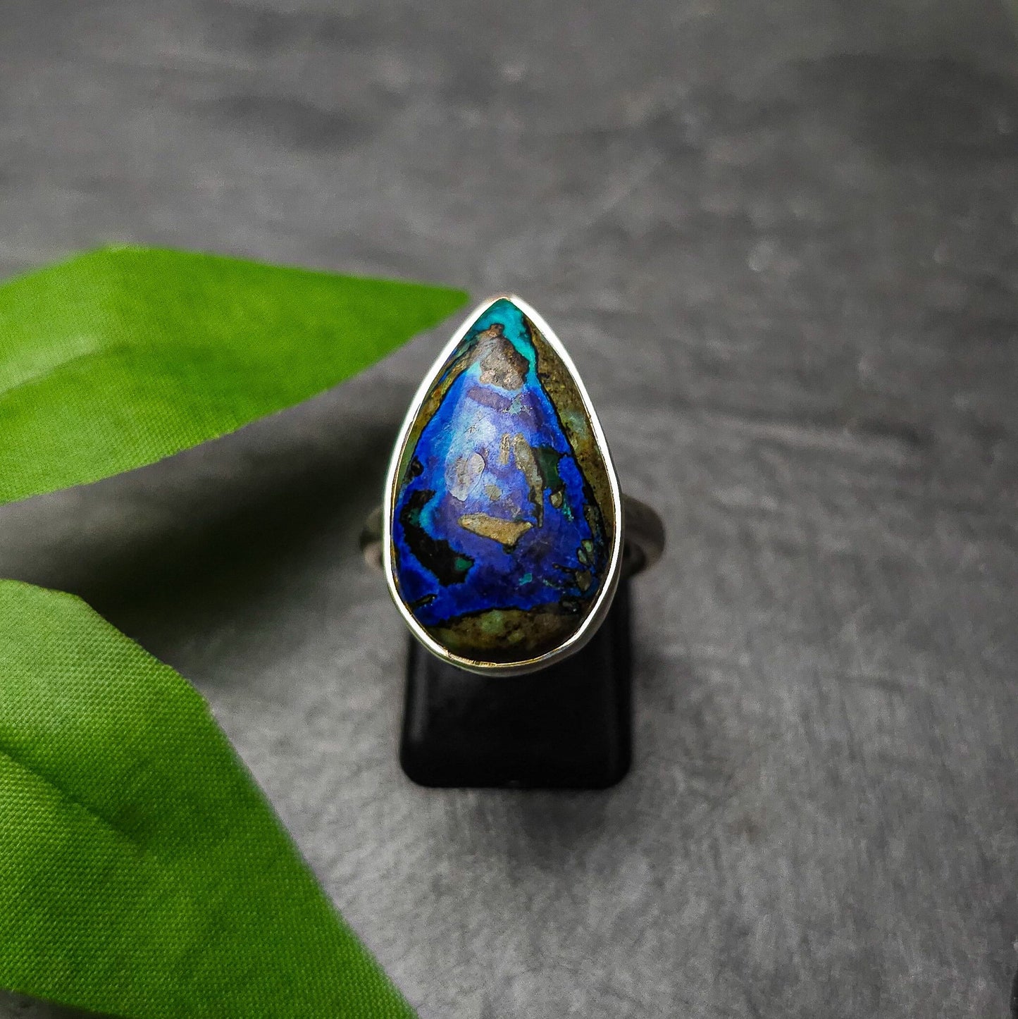 Azurite Ring Size N No. 53