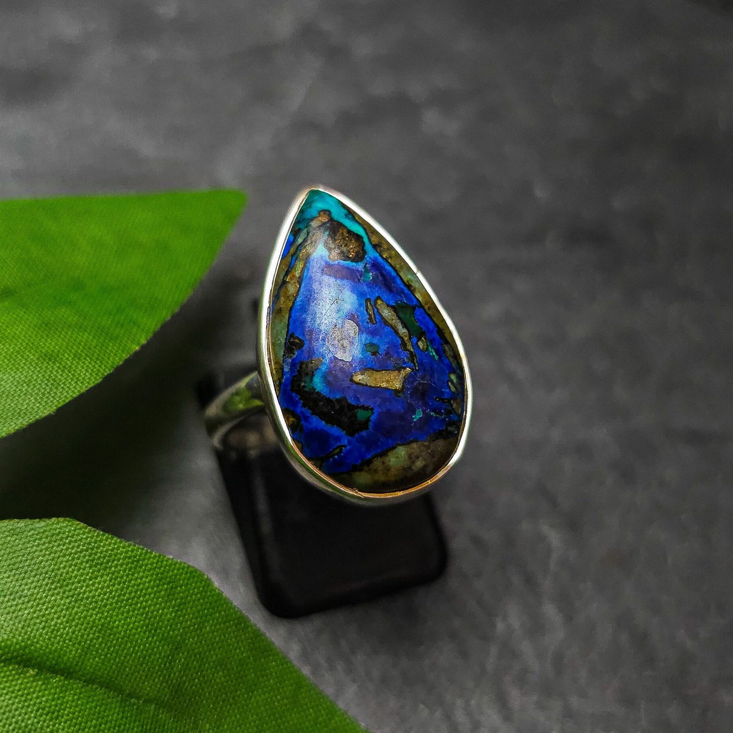 Azurite Ring Size N No. 53