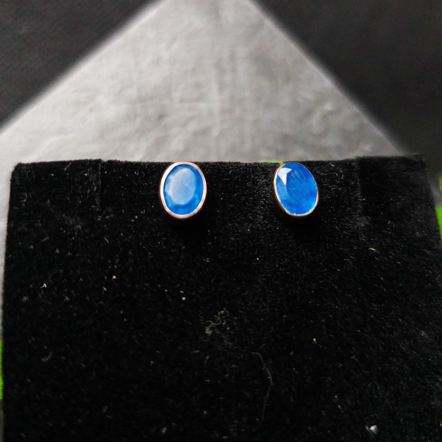 Apatite Stud Earrings No. 119