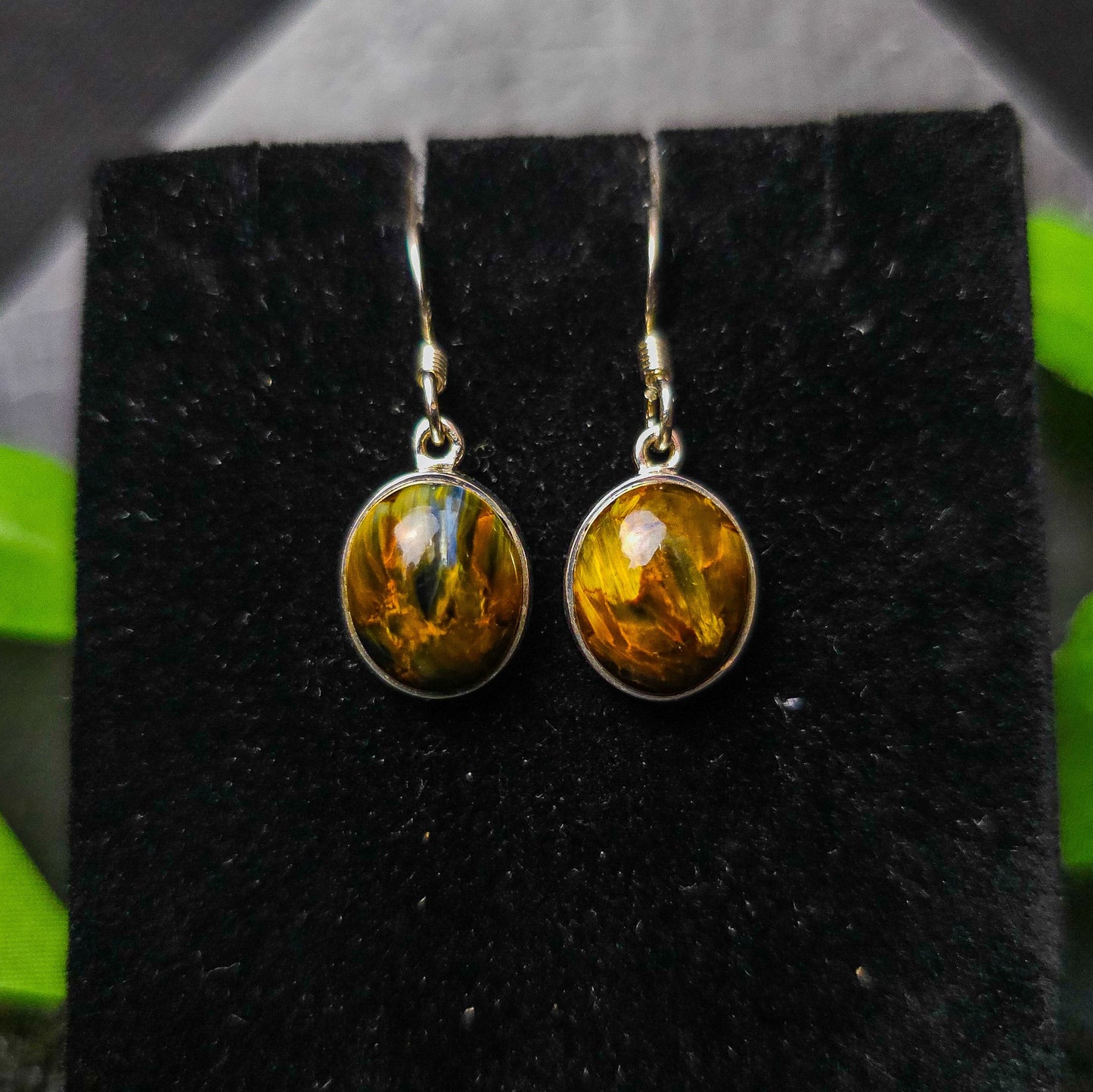 Pietersite Drop Earrings No. 114