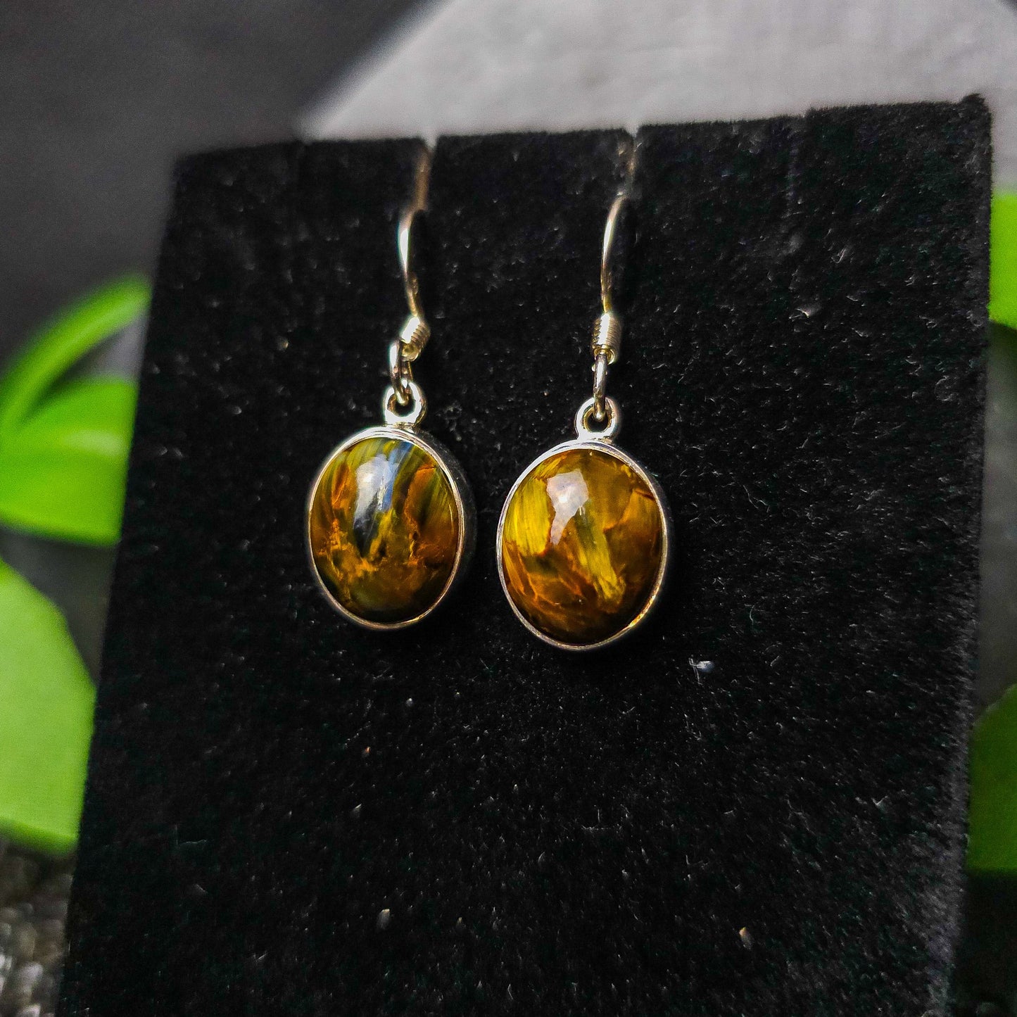 Pietersite Drop Earrings No. 114