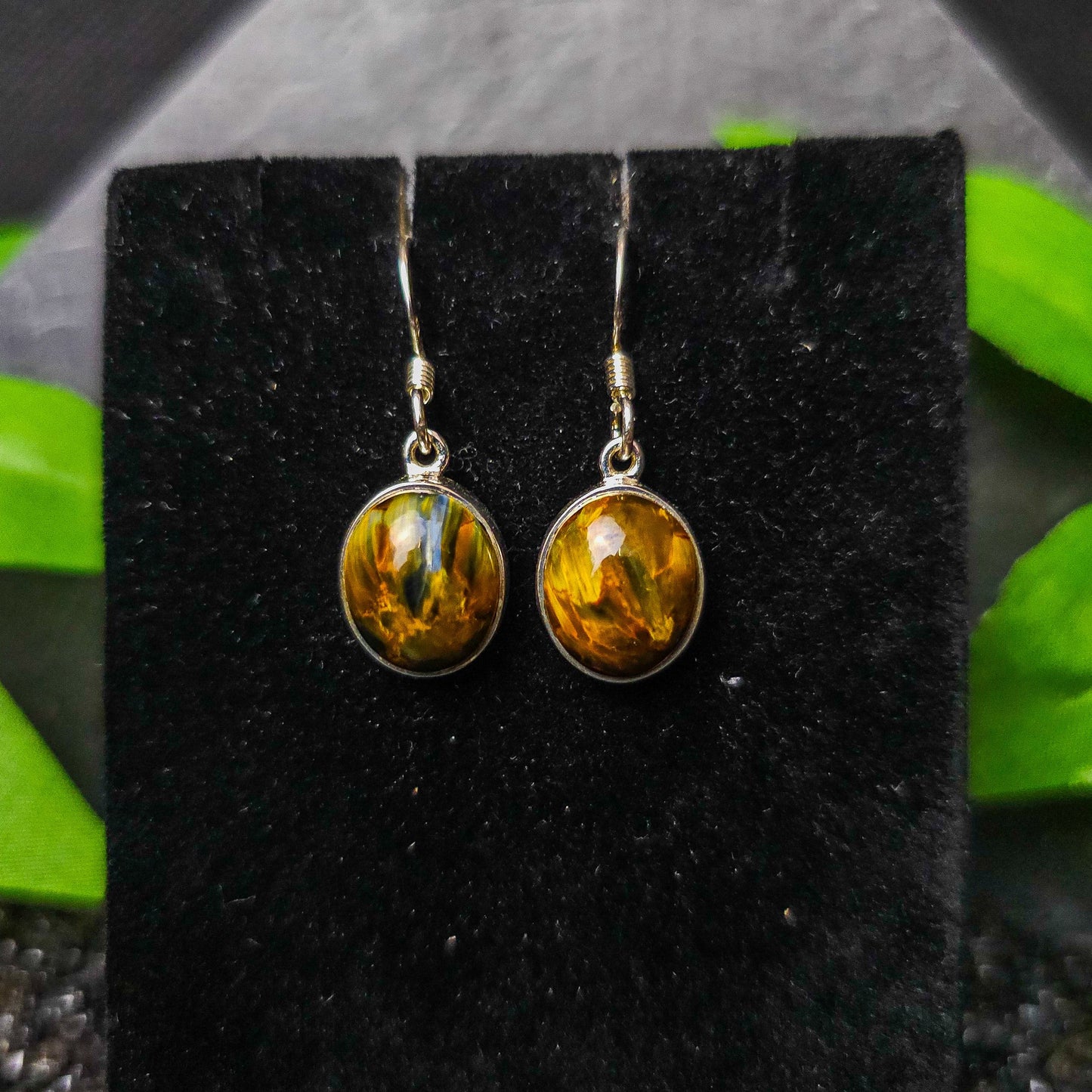 Pietersite Drop Earrings No. 114