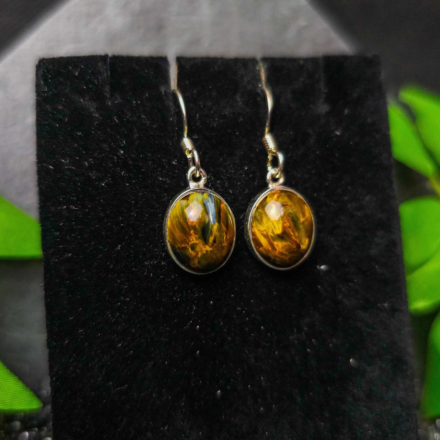 Pietersite Drop Earrings No. 114
