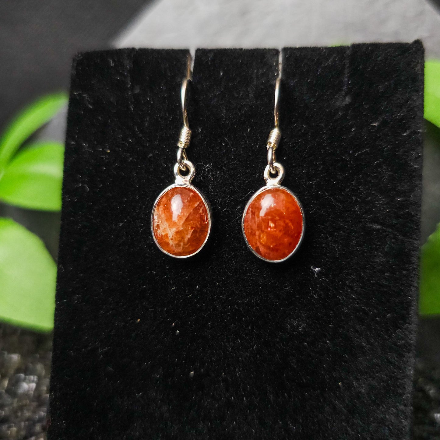 Sunstone Drop Earrings No. 227
