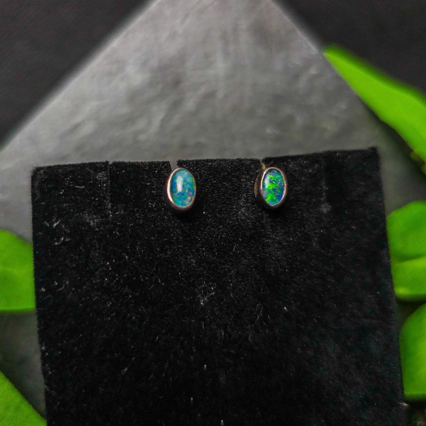 Opal Stud Earrings No. 7435