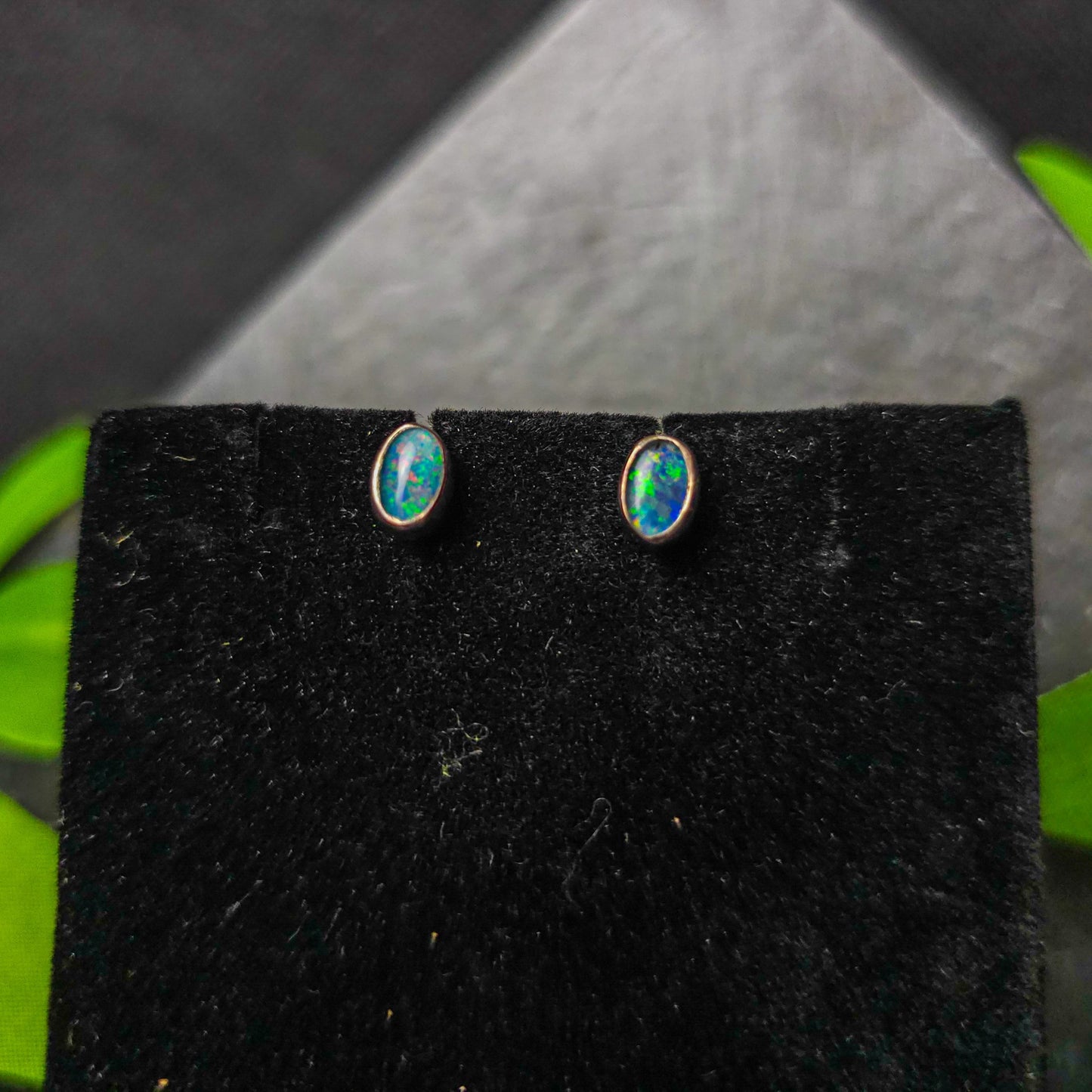 Opal Stud Earrings No. 7435
