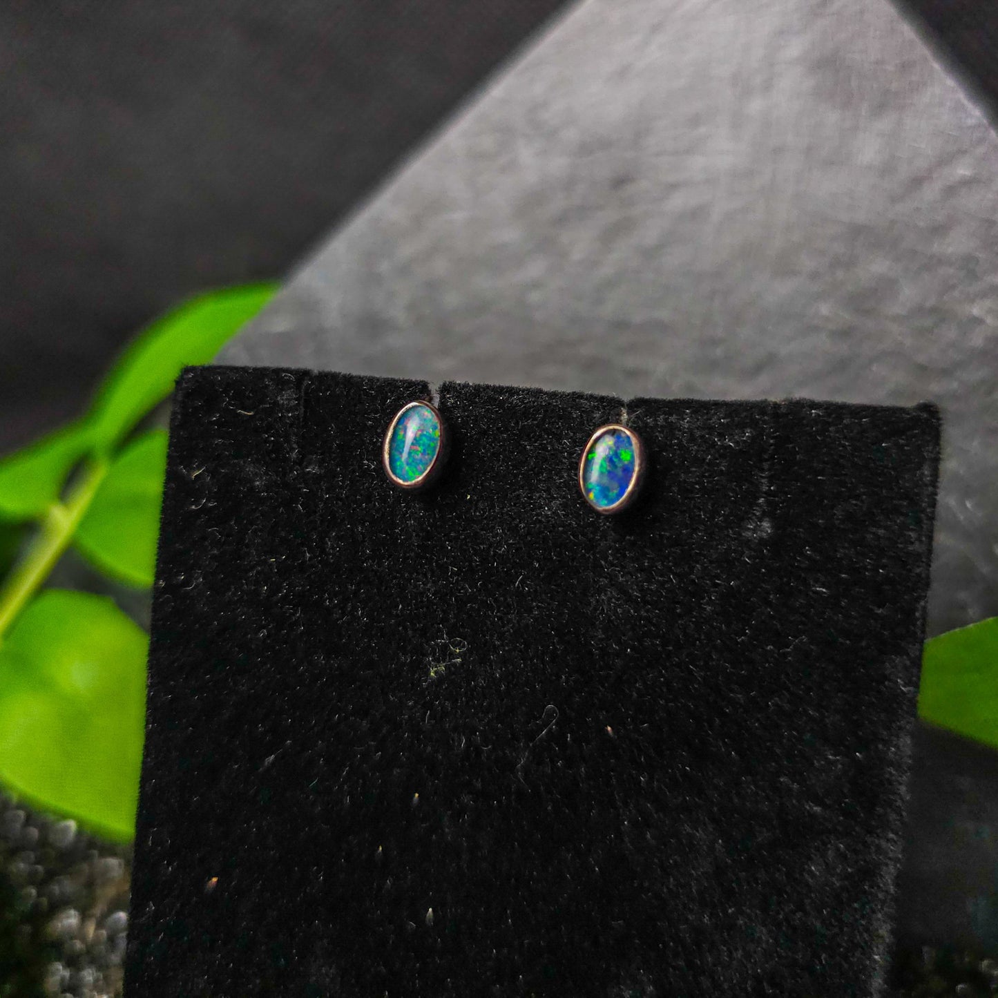 Opal Stud Earrings No. 7435