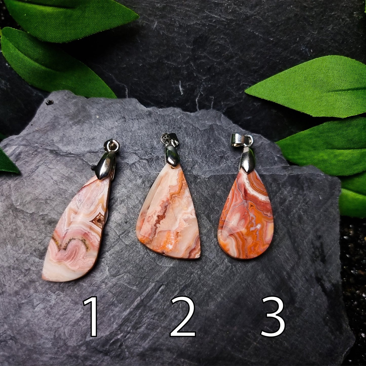 Crazy Lace Pendants