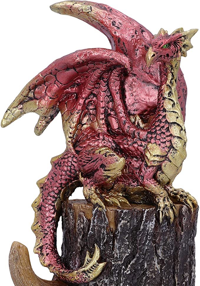 Crimson Helper Red Dragon Tree Perch Wall Mount Hanger