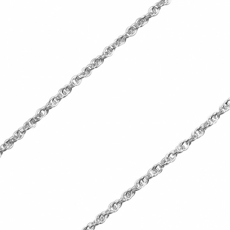 Sterling Silver Prince Of Wales Rope Chain (18 Inches)