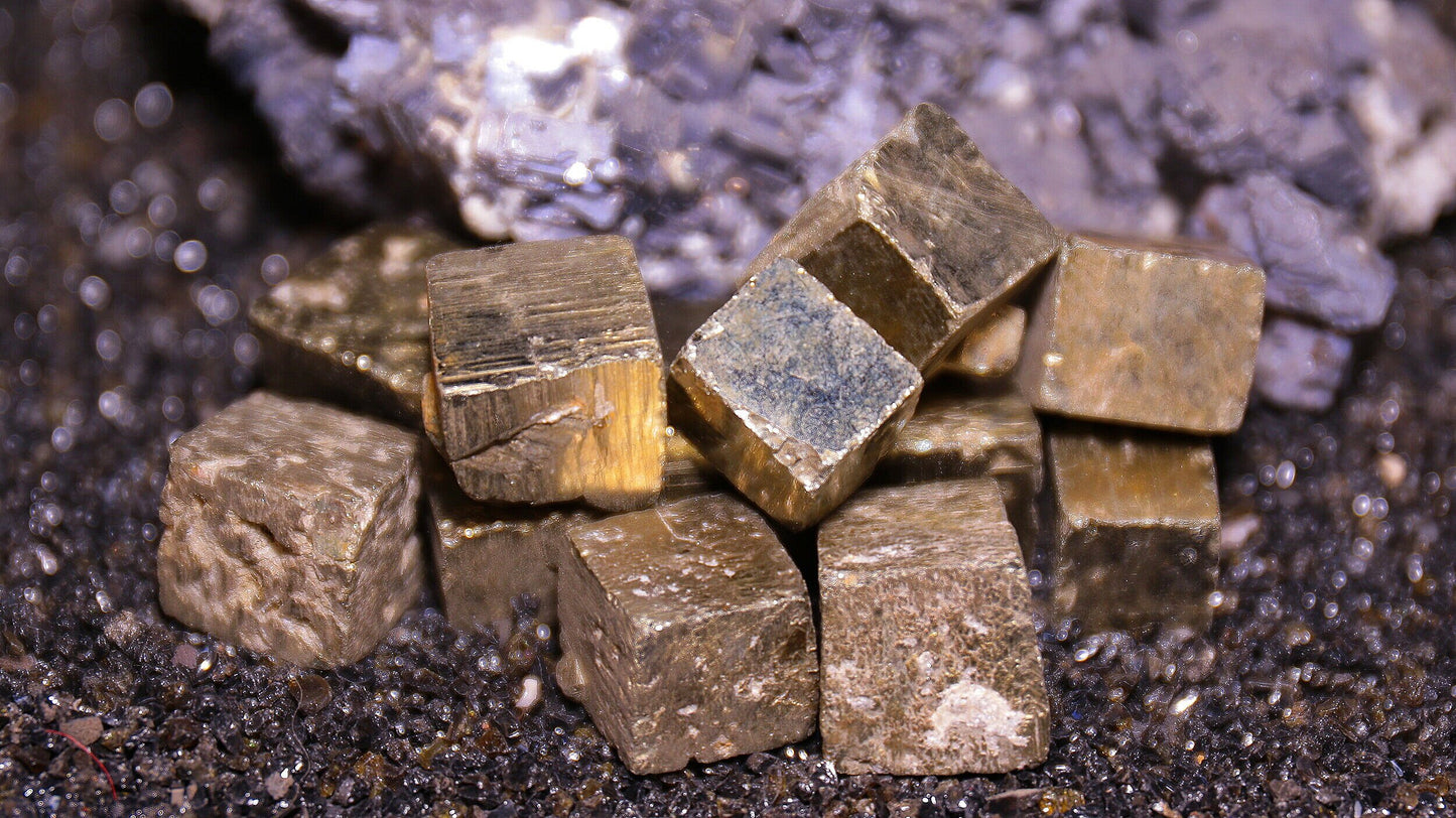 Pyrite Cubes (iron)