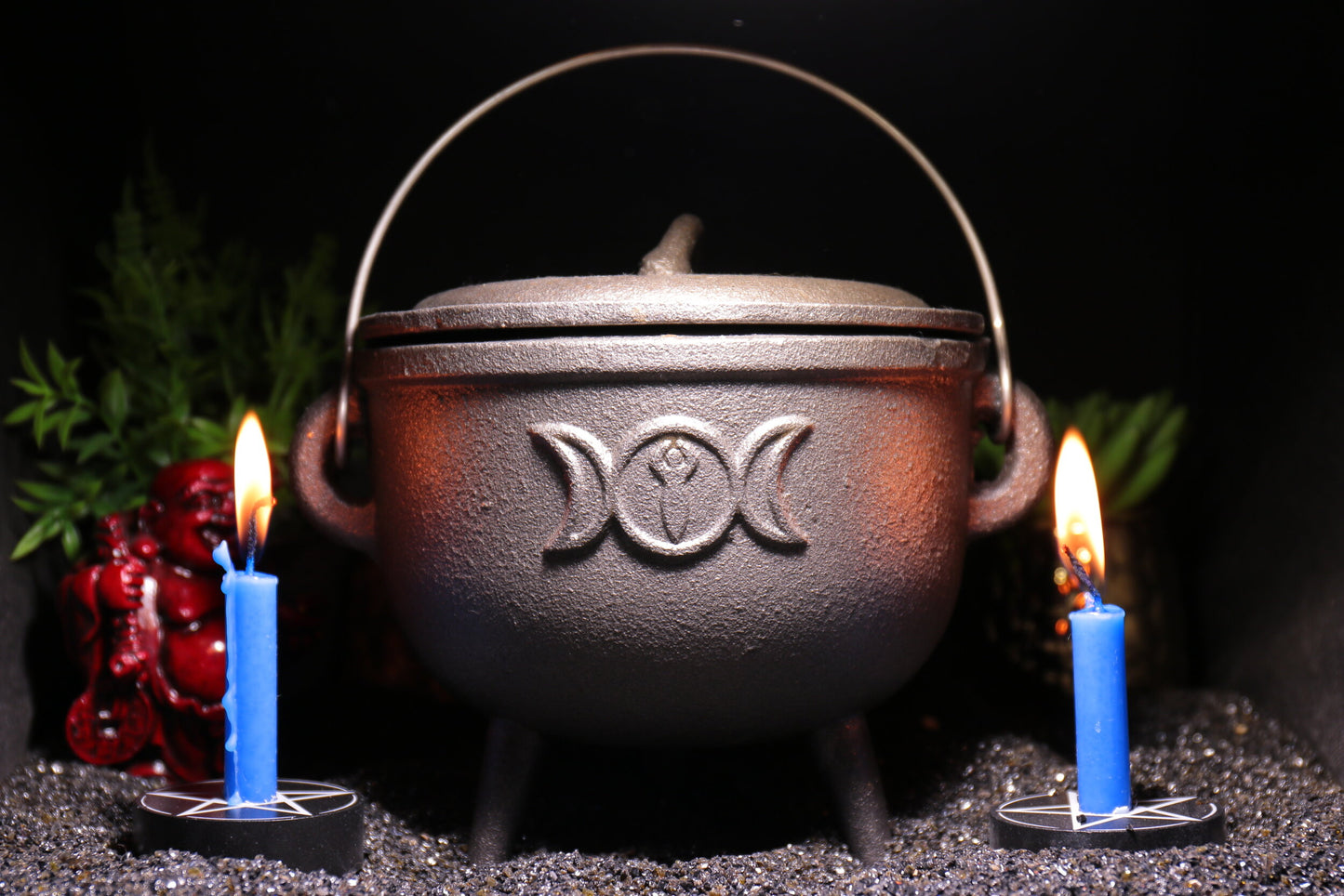 Cauldron Cast Iron Triple Moon