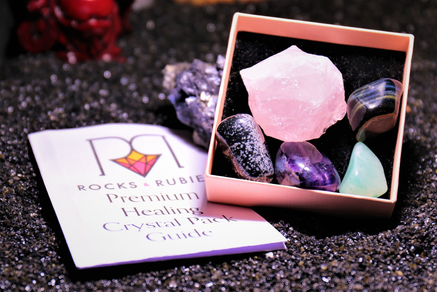 Anxiety Helper Premium Healing Crystal Pack