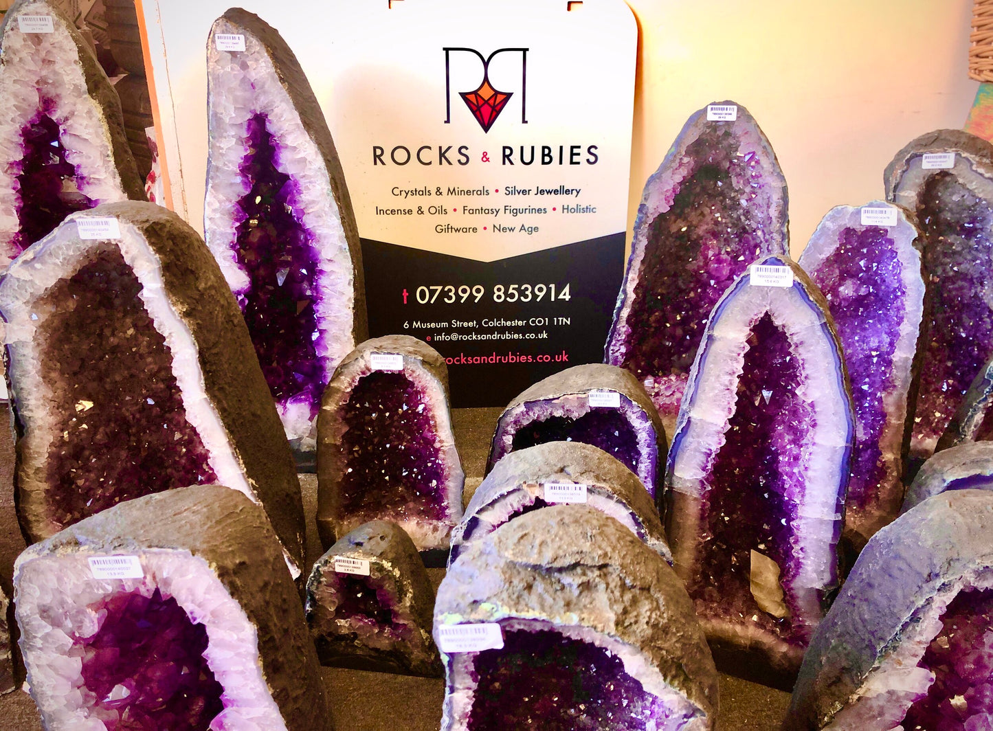 Amazing Brazilian Amethyst Geodes (call for stock price and pics)