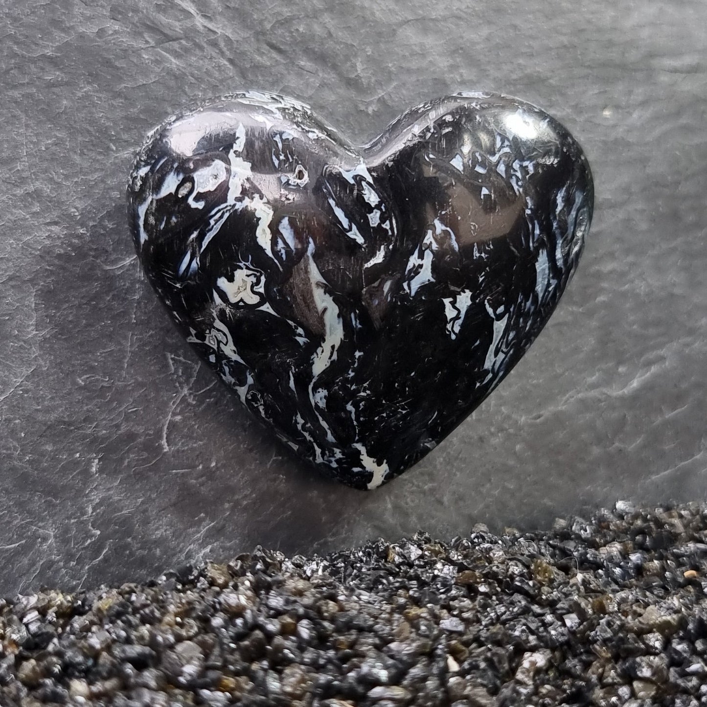 Fossilised Palm Root Heart