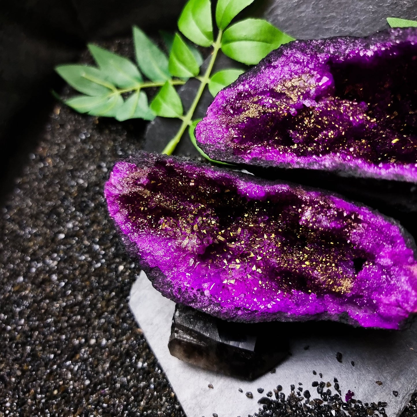 Large Dyed Quartz Geode