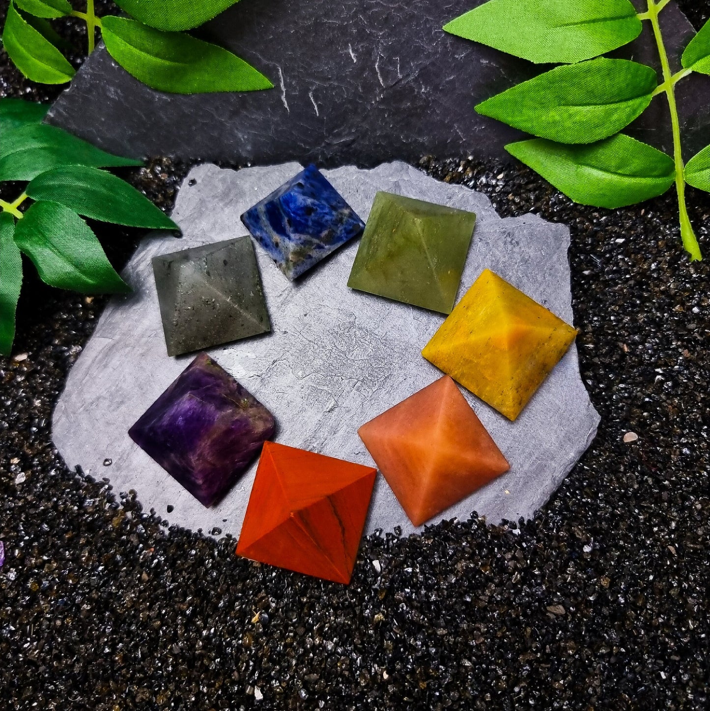 Chakra Pyramid Set