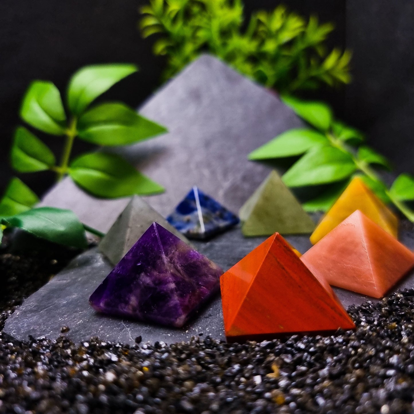 Chakra Pyramid Set