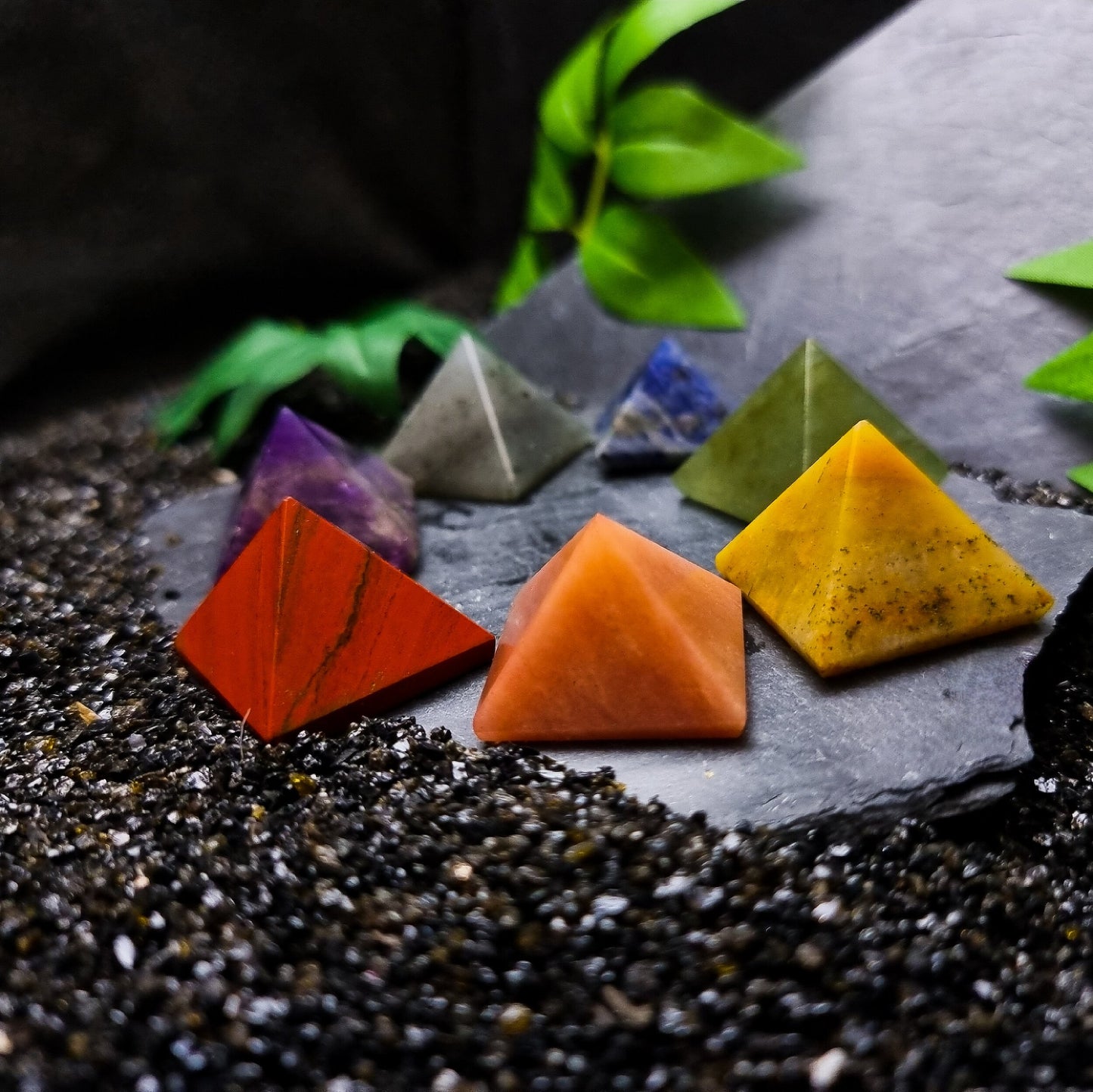 Chakra Pyramid Set