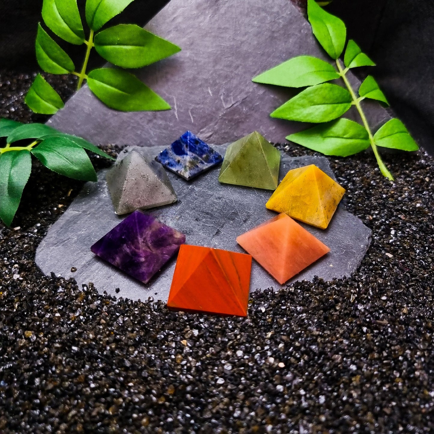 Chakra Pyramid Set