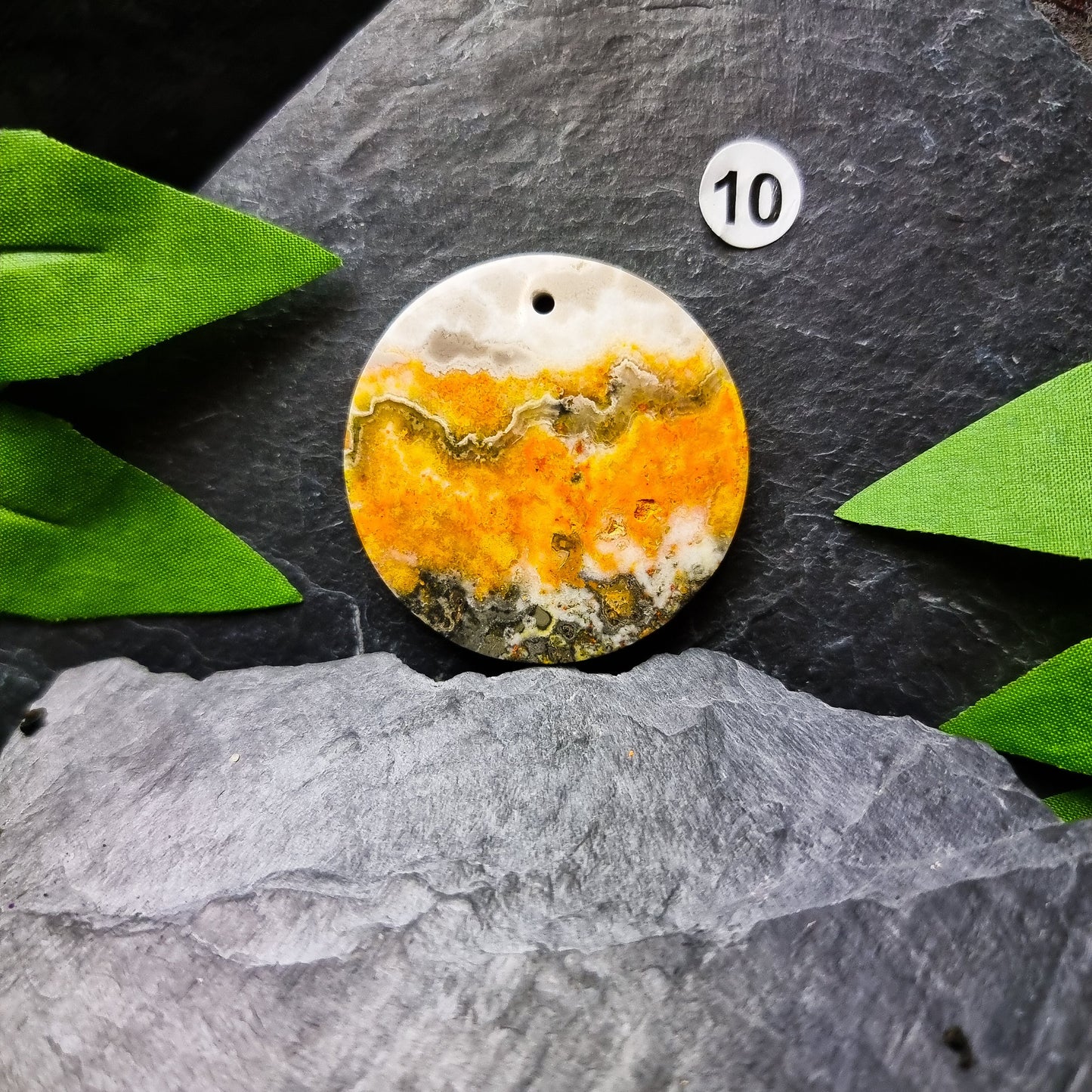 Bumble Bee Jasper Pendant