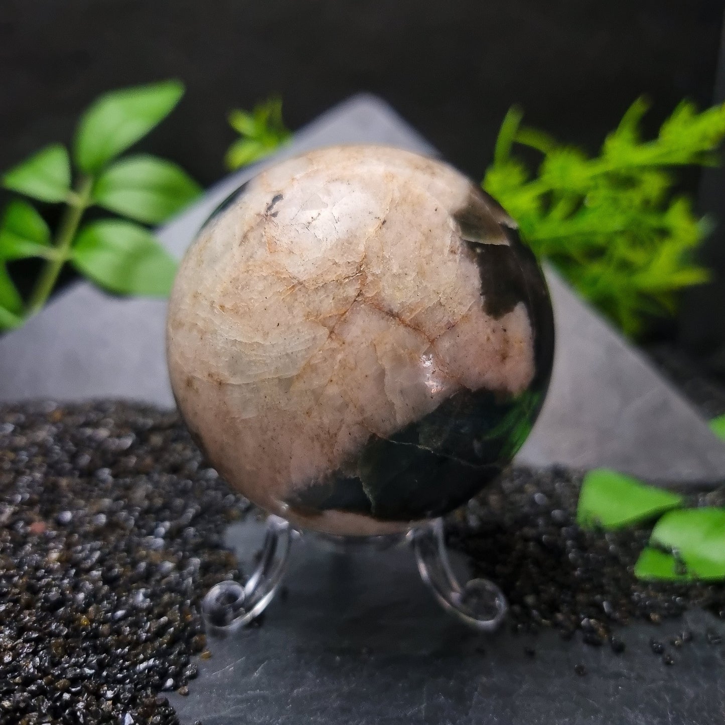 Mixed Feldspar sphere 70mm