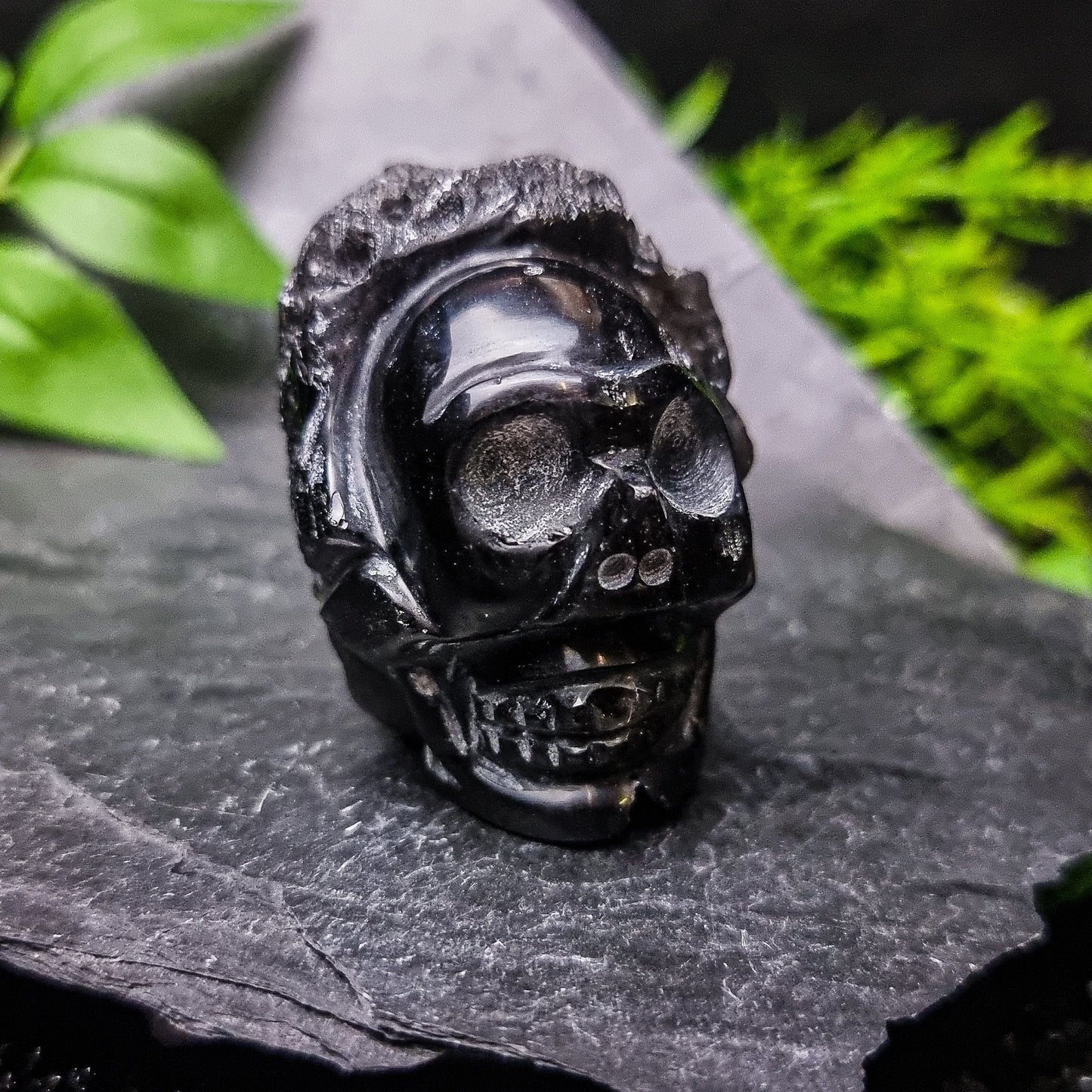 Agni Manitite Skull Carving