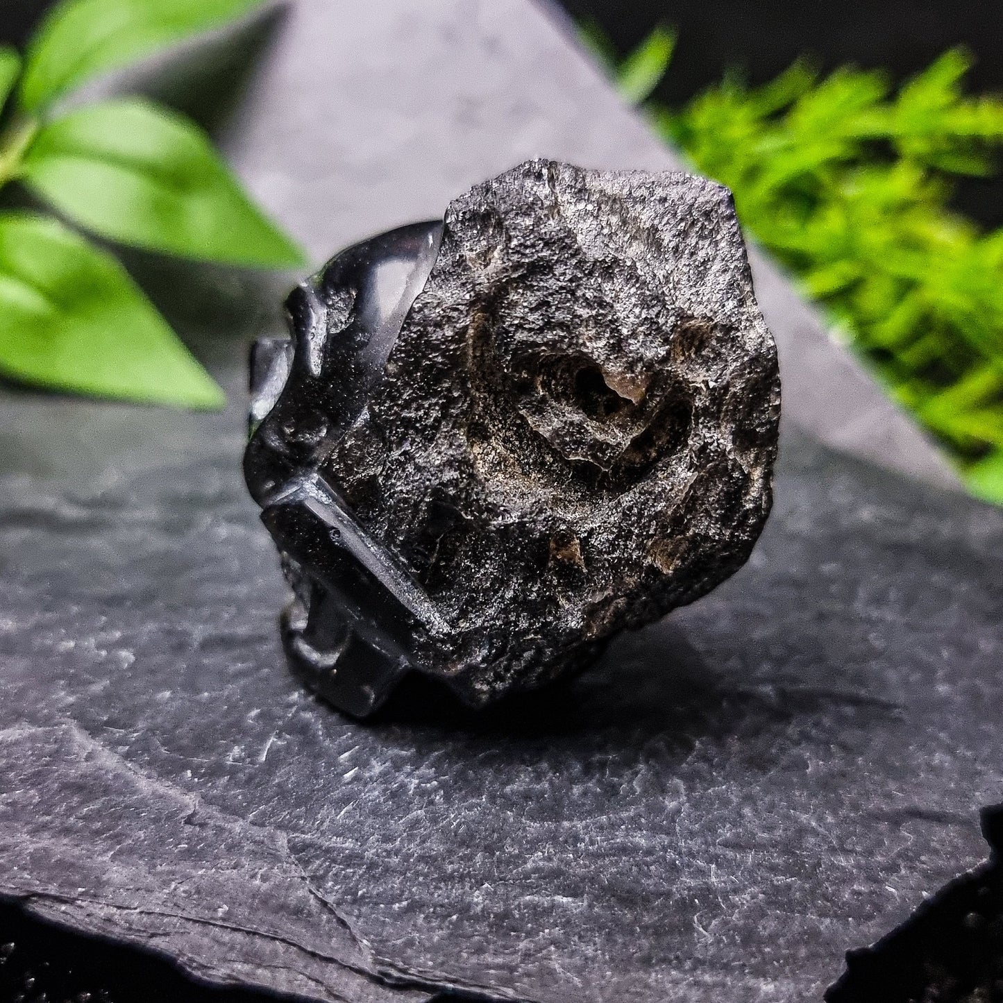 Agni Manitite Skull Carving