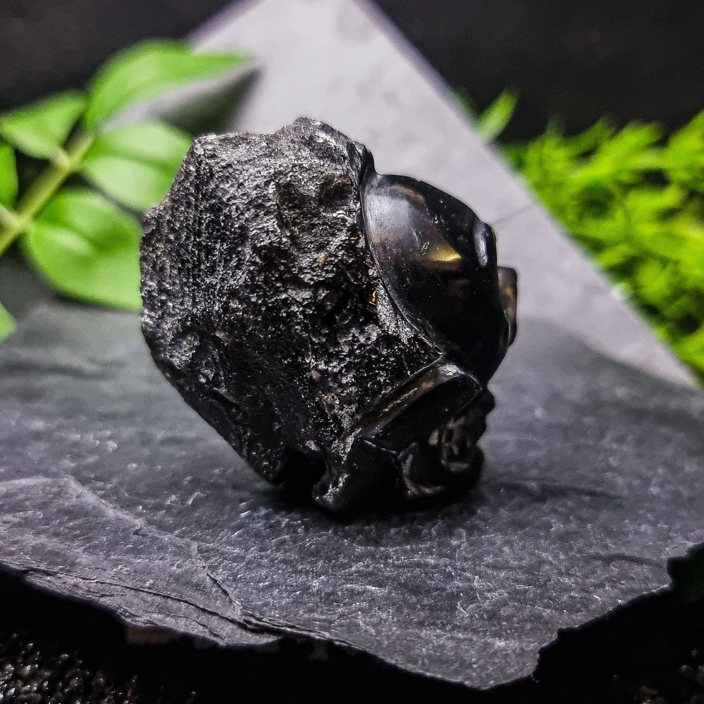Agni Manitite Skull Carving