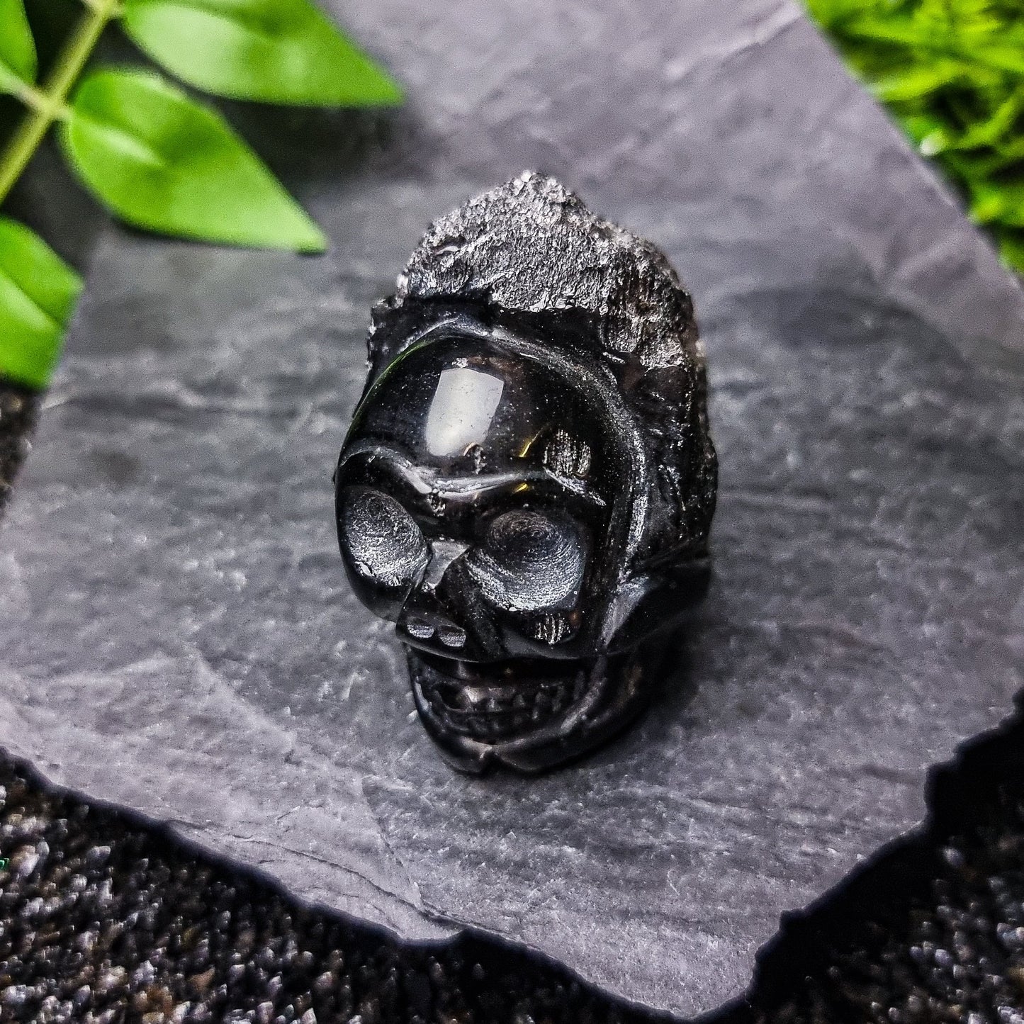 Agni Manitite Skull Carving