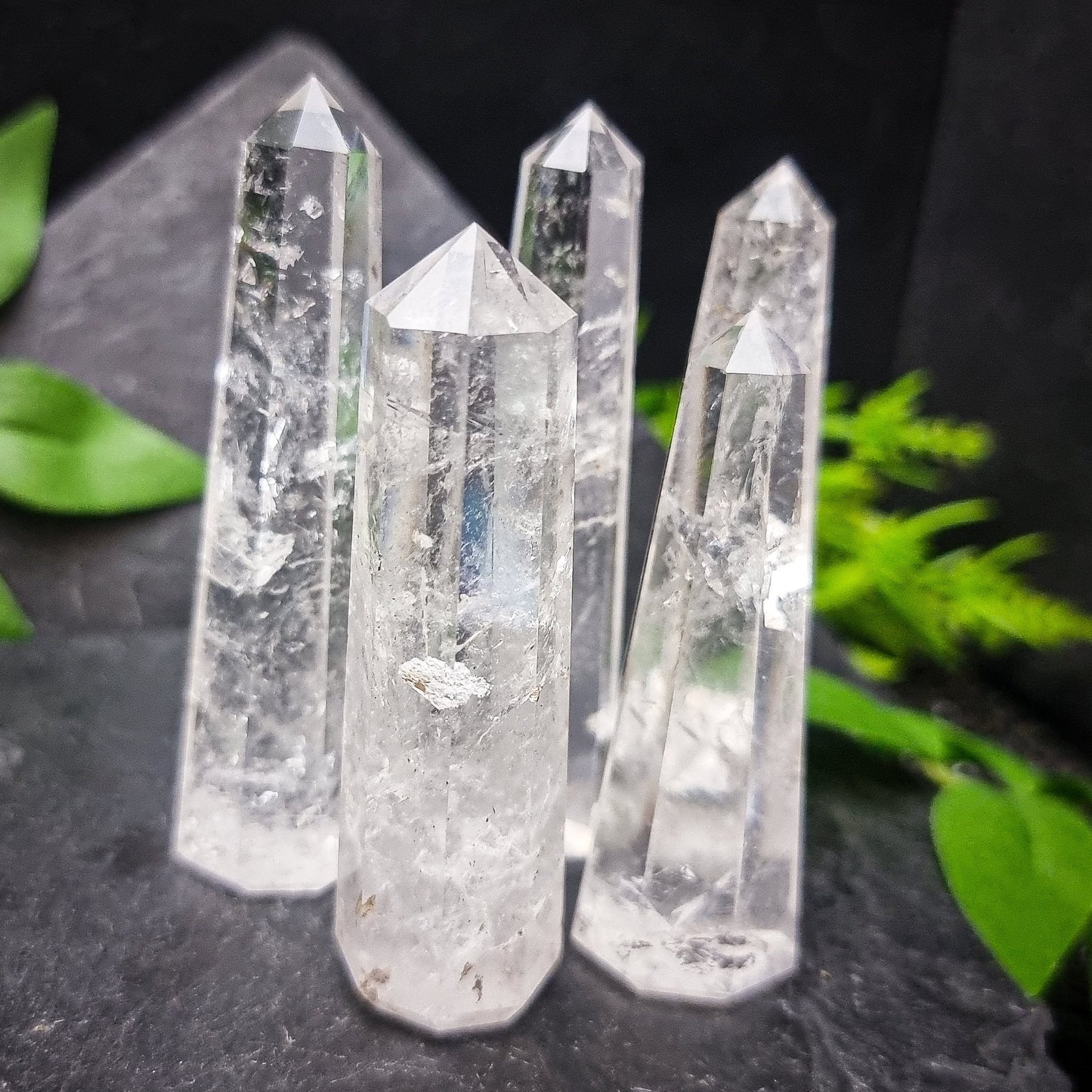 Clear Quartz Towers