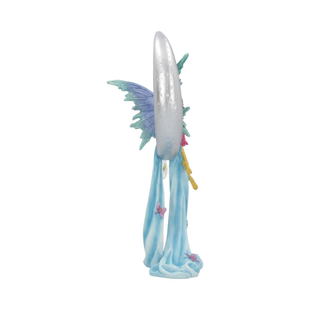 Agnosia Crescent Moon Fairy, with Crystals