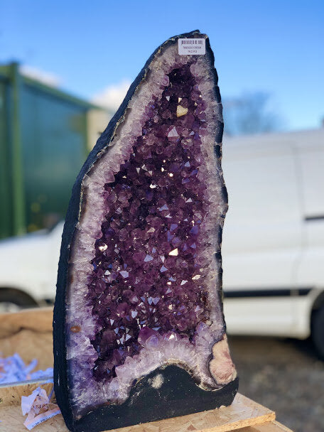 Amethyst Geode Pair 2 Pices