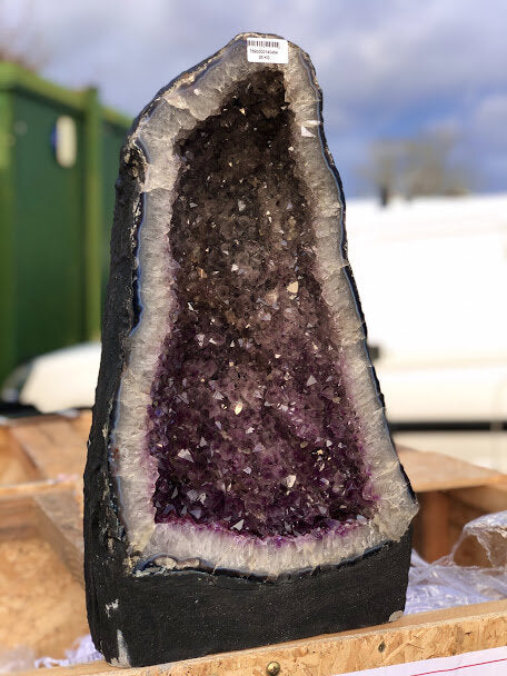 Amethyst Geode Pair 2 Pieces