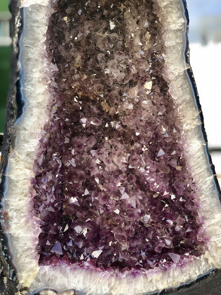 Amethyst Geode Pair 2 Pieces