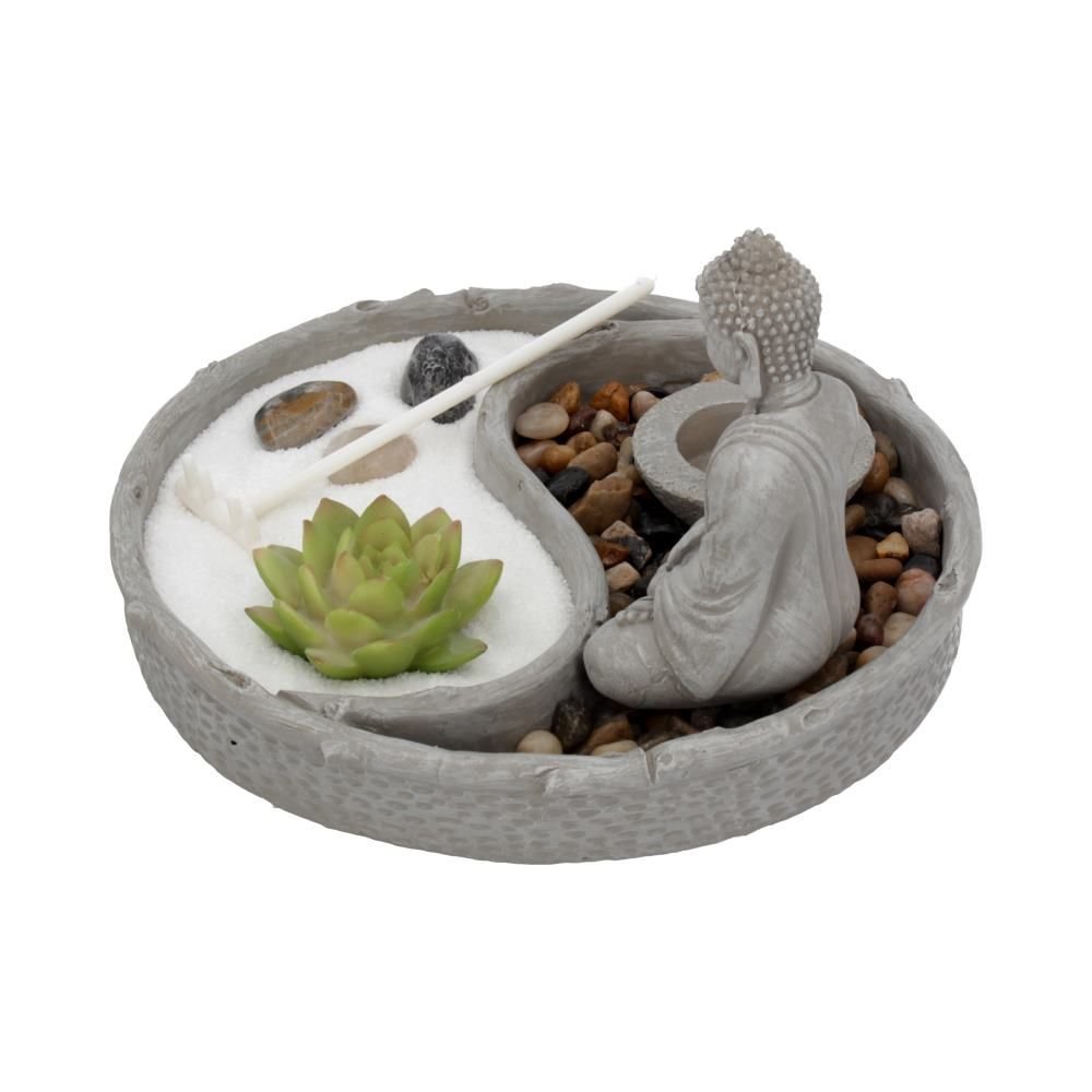 26cm Yin and Yang Zen Garden with Buddha