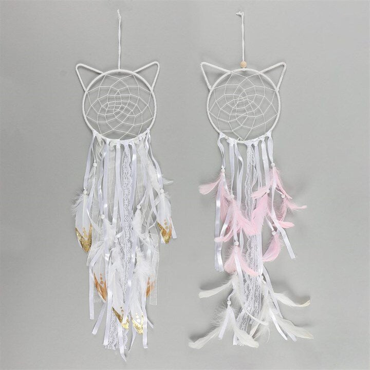 Cat Shaped Dream Catcher