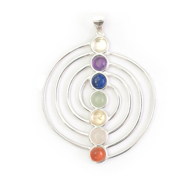 Chakra 925 silver pendant