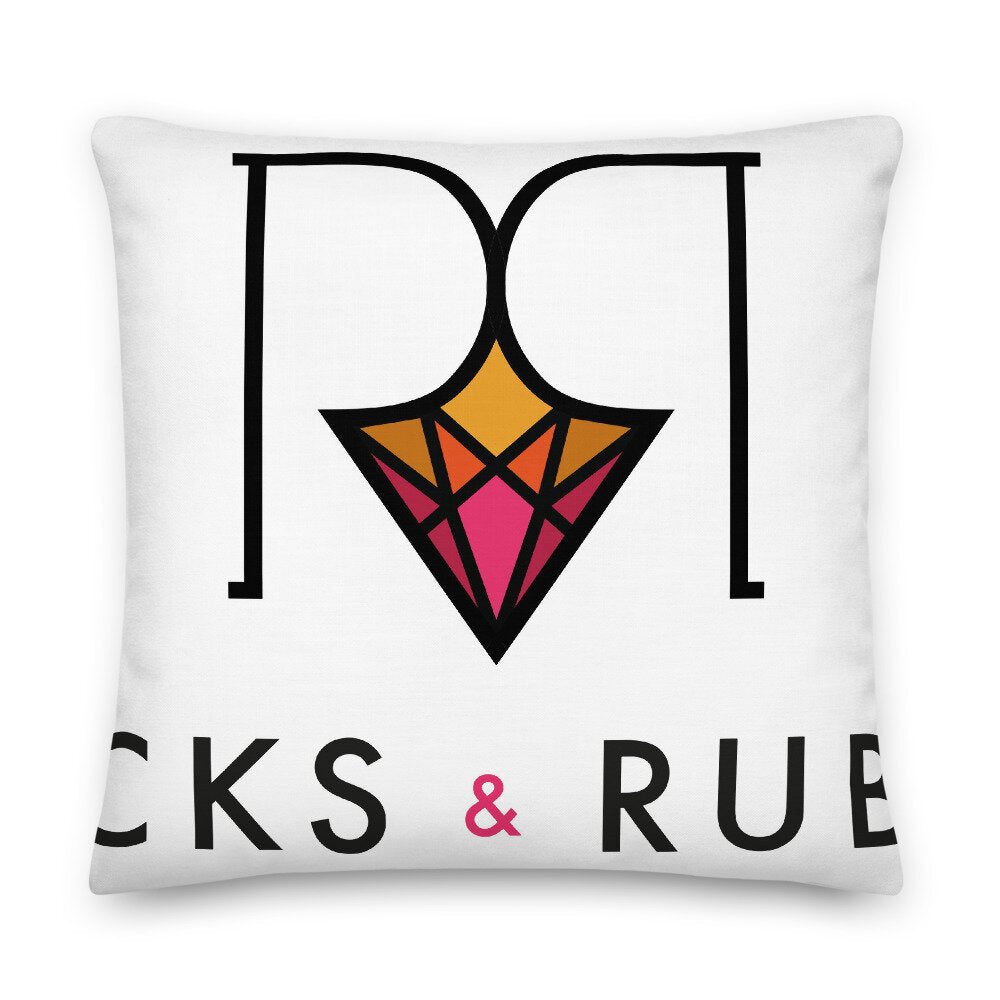 Rocks and Rubies Premium Pillow