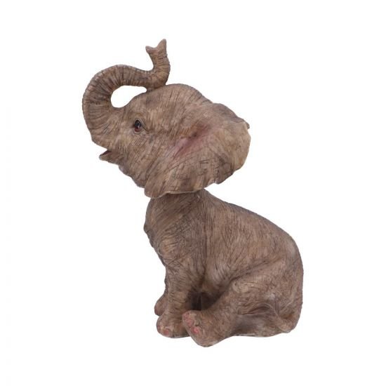 Bob-ar Grey Elephant Bobble Head Figurine