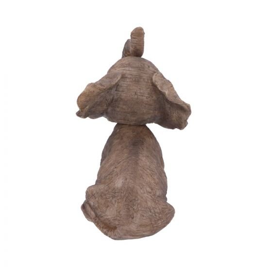 Bob-ar Grey Elephant Bobble Head Figurine