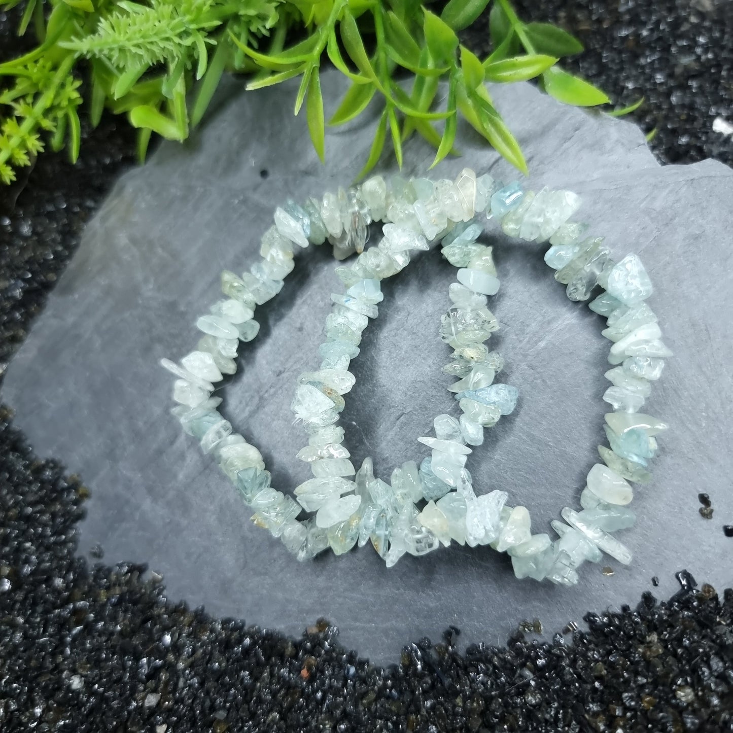 Gemstone / Crystal Chip Stone Bracelets