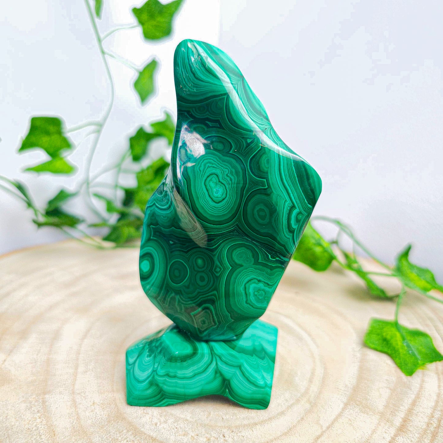 Malachite Flame 13cm