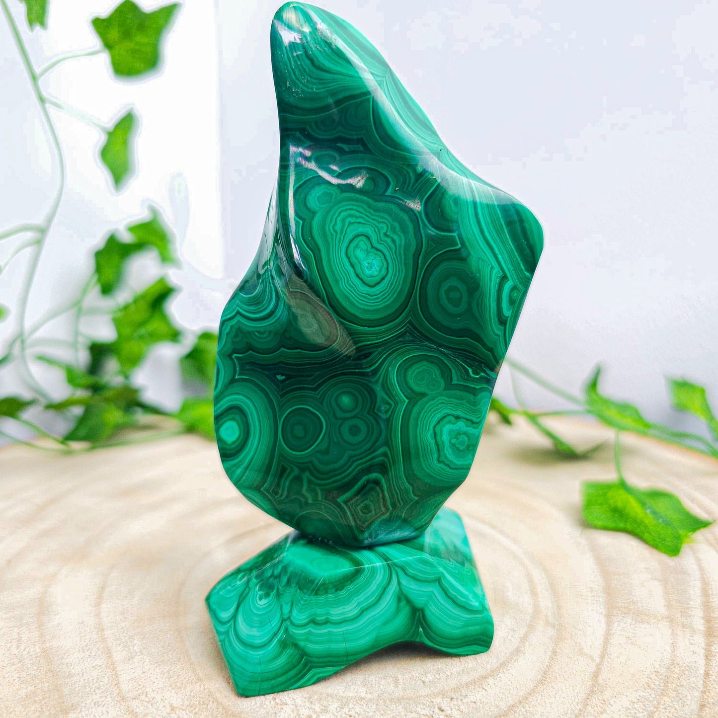 Malachite Flame 13cm