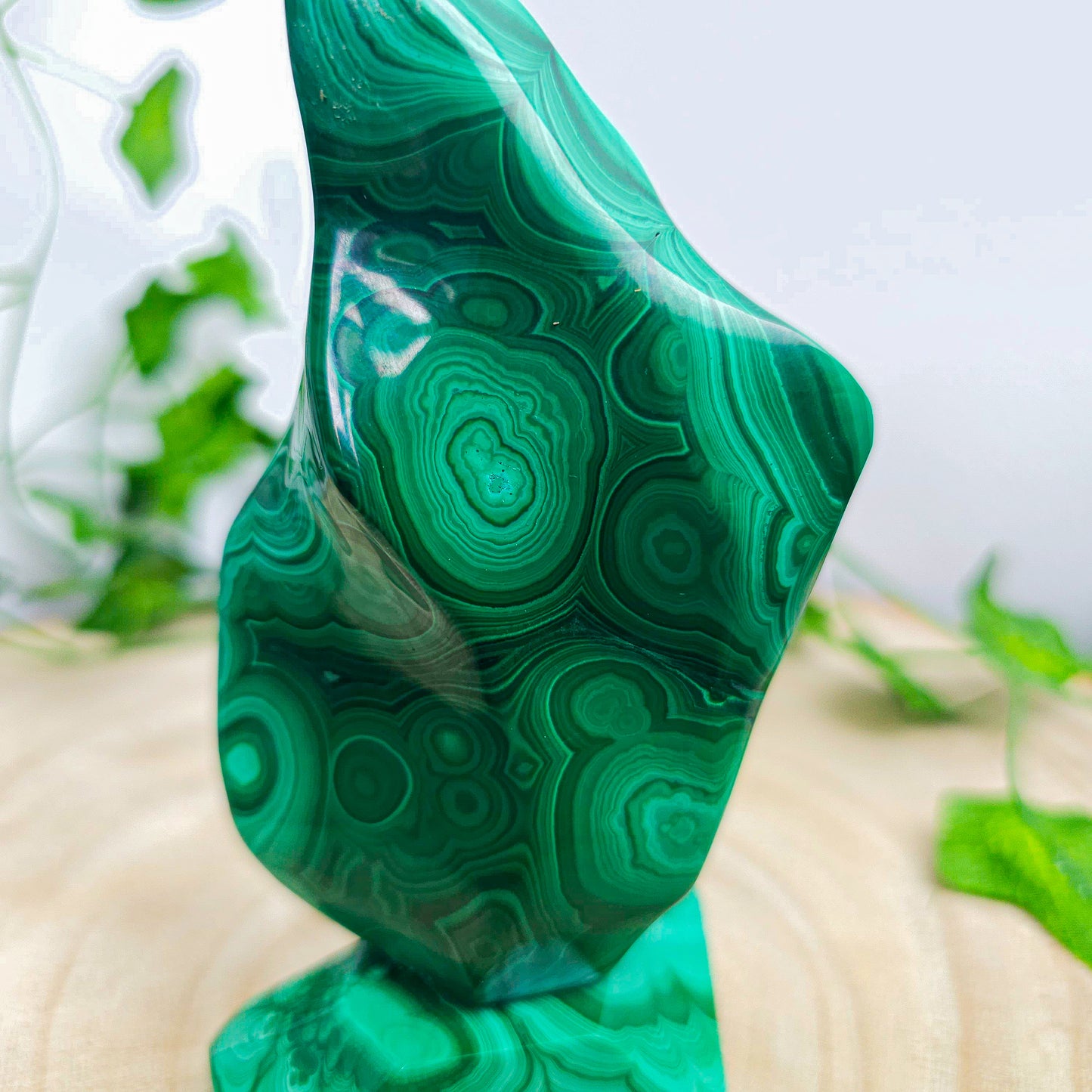 Malachite Flame 13cm