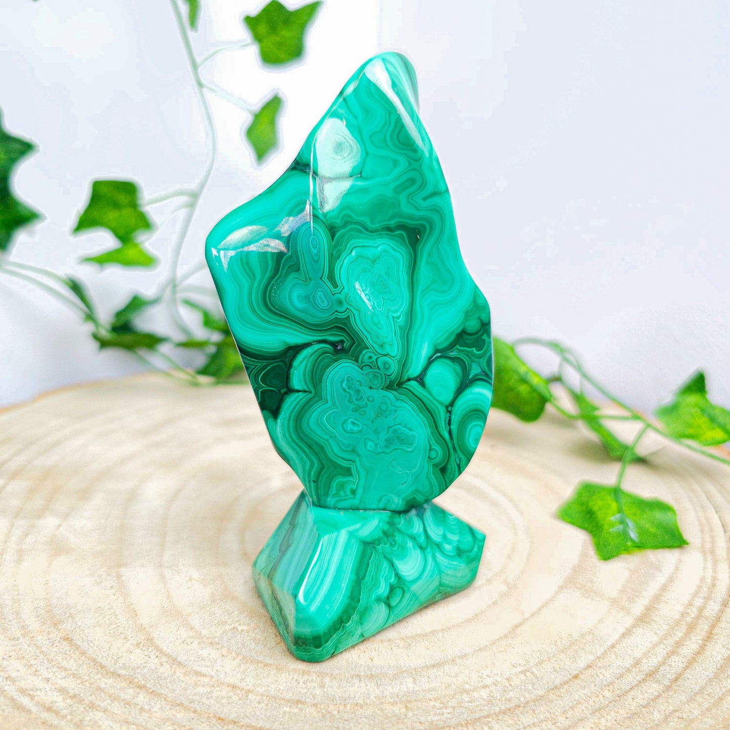 Malachite Flame 13cm