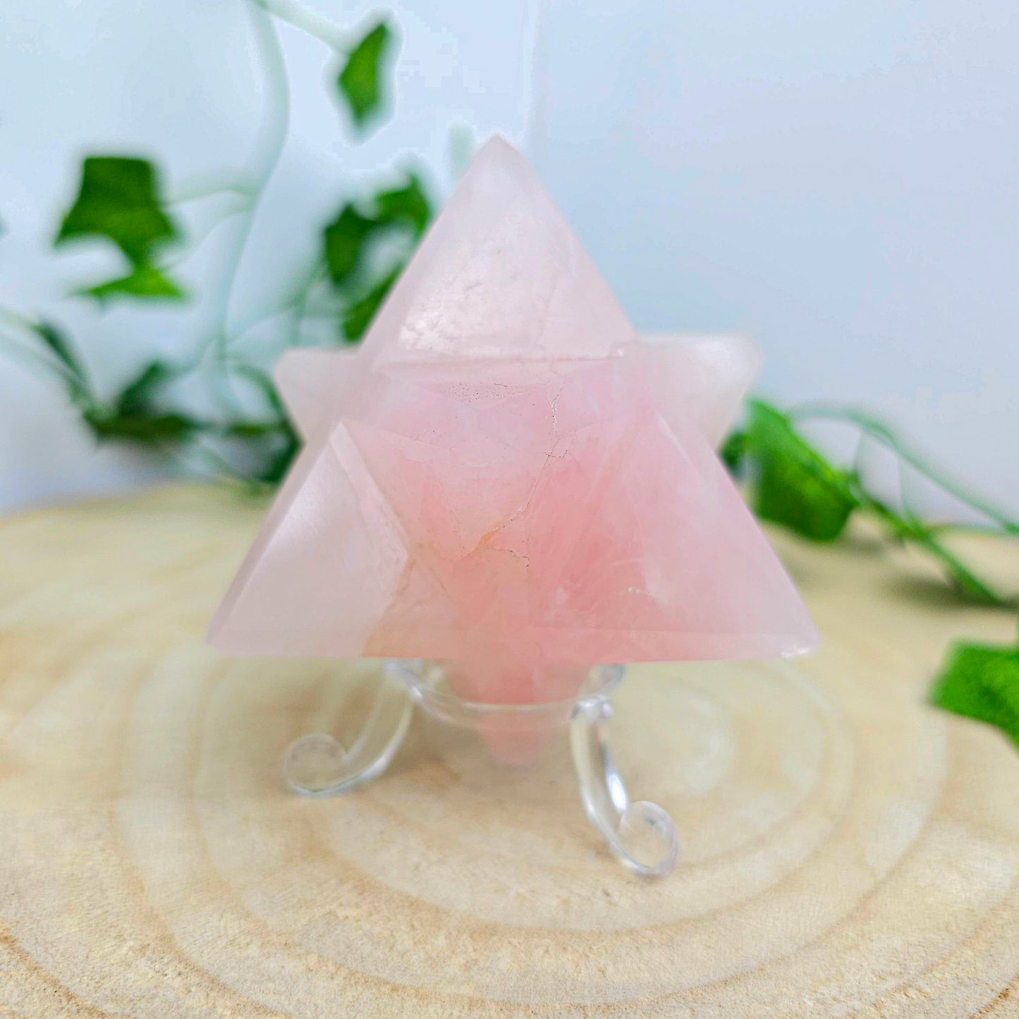 Rose Quartz Merkabah (9cm)