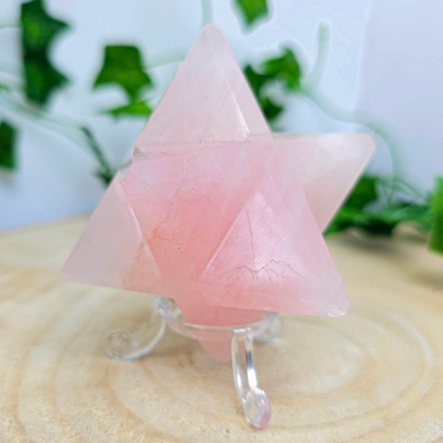 Rose Quartz Merkabah (9cm)