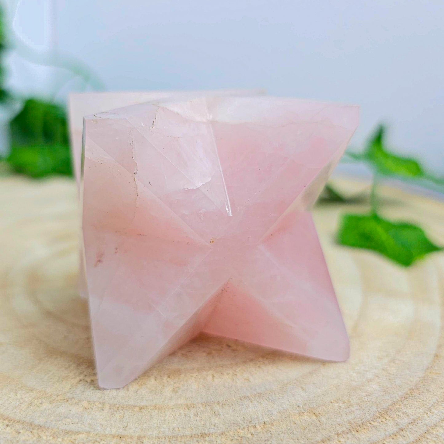 Rose Quartz Merkabah (9cm)